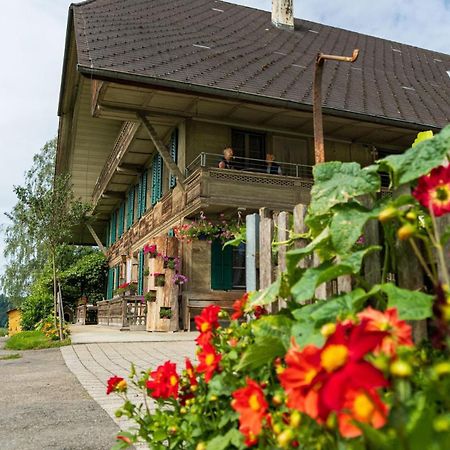 Sumiswald Ferienwohnung Auf Bauernhof Mit Hotpot Und Sauna מראה חיצוני תמונה